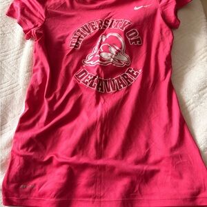 Nike Pink University of Delaware Graphic Tee